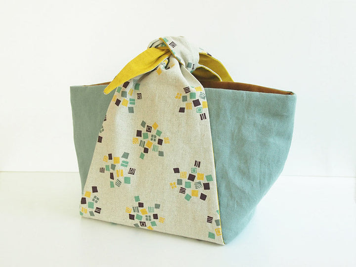 Furoshiki Tote Bag Pattern and Sewing Instructions