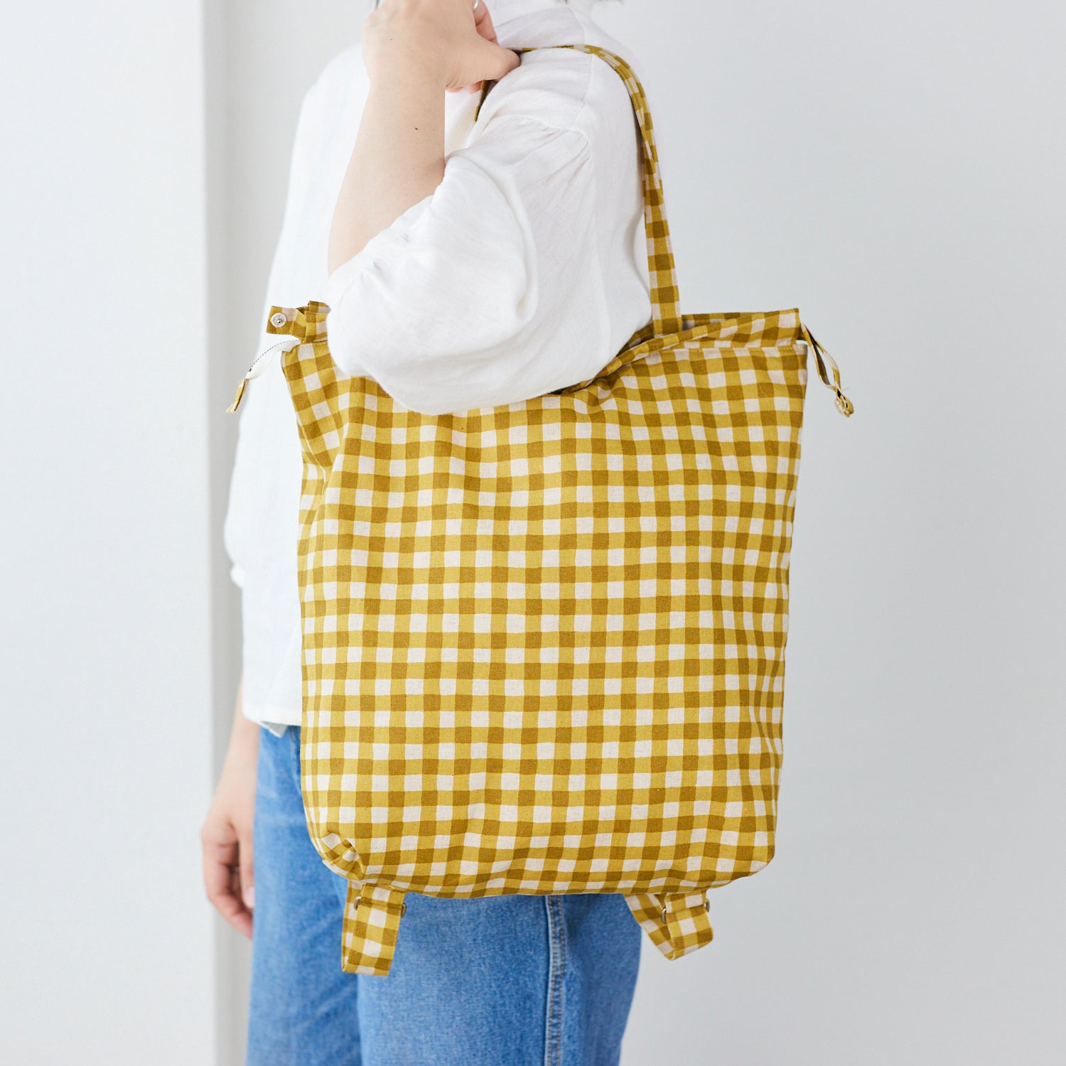 Tote Backpack Digital PDF Pattern & Illustrated Sewing