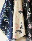 Todoroki Koi Carp Dobby Cloth YGA-49110-1
