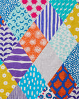 echino Rhombus Cotton Linen Canvas - Multicolor EKX-98120-22