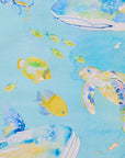 Aquarium Animals Printed Cotton Sheeting