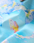 Aquarium Animals Printed Cotton Sheeting