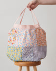 Patchwork Tote Bag Digital PDF Pattern & Illustrated Sewing Instructions