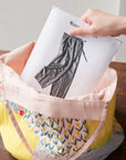 Patchwork Tote Bag Digital PDF Pattern & Illustrated Sewing Instructions