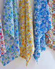 Flownny Sunflowers Cotton Lawn - Light Blue NFA-1000-2