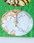 Home Deco Round Animals Grass Sheeting YGA-76050-2