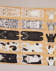 Home Deco Cat Friends Wooden Look Sheeting