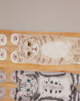 Home Deco Cat Friends Wooden Look Sheeting