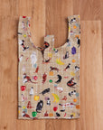 Foldable Grocery Bag PDF Pattern & Illustrated Sewing Instructions