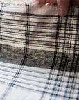 Yarn Dyed Linen Cotton Blend Banshu-ori Check Fabric