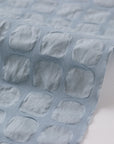 Waffle Squares Textured Cotton Lawn - Smoky Blue NFA-65960-961