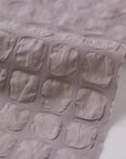Waffle Squares Textured Cotton Lawn - Grey NFA-65960-961