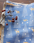Clocomi Fir Tree & Reindeer Jacquard Fabric TS-2048-1