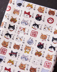 Japanese Cats Cotton Oxford YPA-56030-2