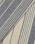 Yarn Dyed Linen Cotton Blend Banshu-ori Stripe Fabric