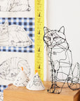 +HAyU Cat Panel Cotton Linen Canvas