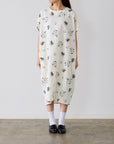 +HAyU Doves Embroidered Cotton Double Gauze - White