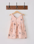 +HAyU Doves Embroidered Cotton Double Gauze - Pink