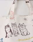 +HAyU Cat Trio Cotton Linen Canvas
