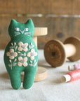 Embroidery Cats Brooch Kit