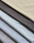Yarn Dyed Gingham Seersucker Organic Cotton Fabric