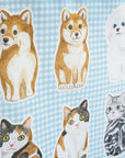 Home Deco Looking Back Animals Cotton Sheeting YGA-86060-1