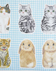 Home Deco Looking Back Animals Cotton Sheeting YGA-86060-1