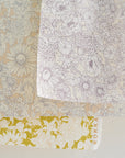 Flownny Line Drawing Flowers Lawn - White NFA-1030-34