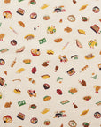 Japanese Foods Cotton Oxford