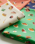 Japanese Foods Cotton Oxford