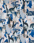 NekoNoe by Ayano Tamuro - Cat Crowd Cotton Sheeting EYX-1800-1