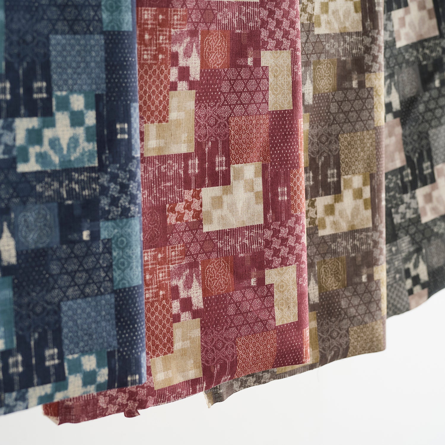 Boro Japan Patchwork Cotton Dobby | Kokka Fabrics