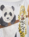 Home Deco Swinging Friends Panel Fabric YGA-91080-1