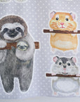 Home Deco Swinging Friends Panel Fabric YGA-91080-1