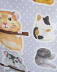 Home Deco Swinging Friends Panel Fabric YGA-91080-1