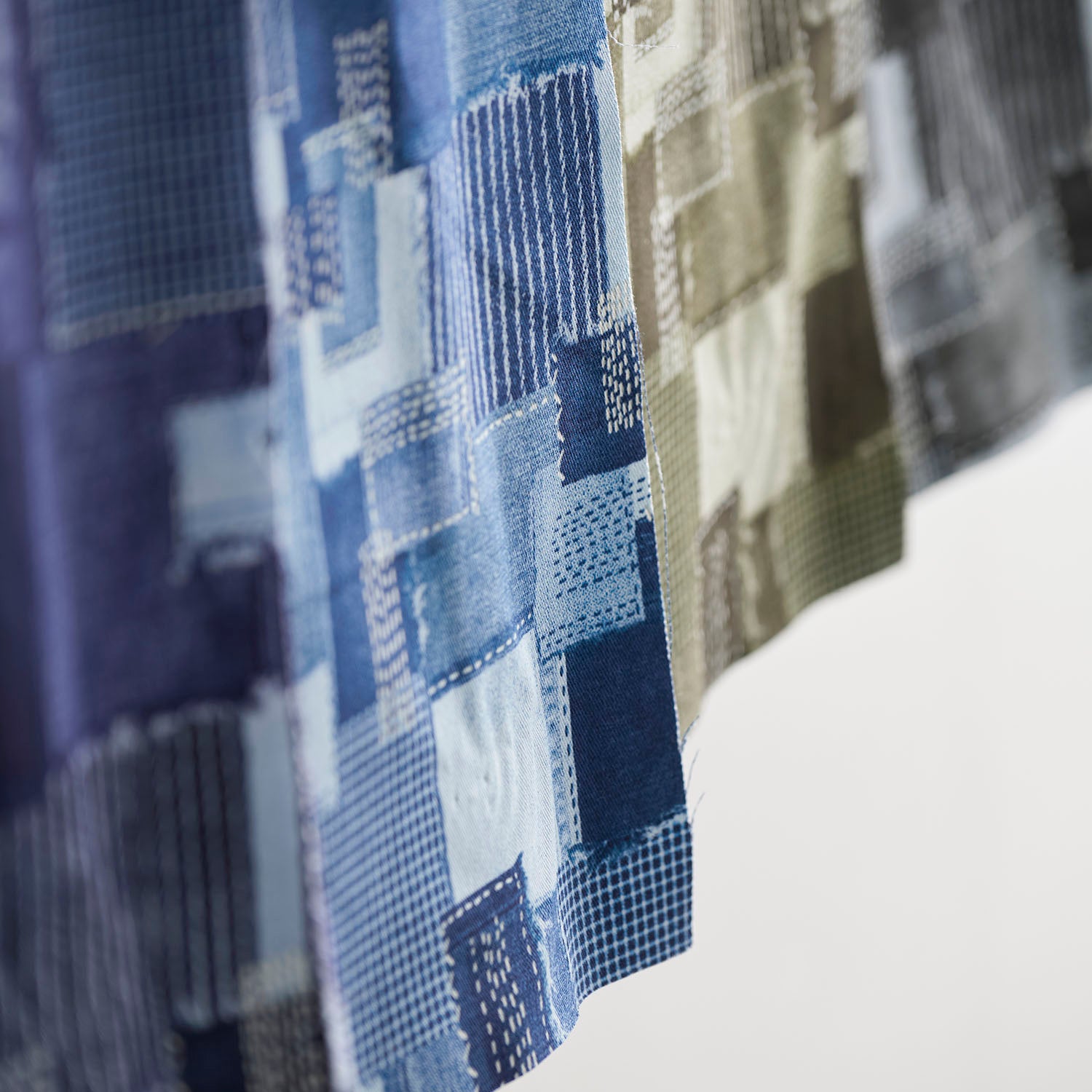 kokkoページ Sashiko Patchwork Print Cotton Twill | Kokka Fabrics