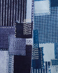 Sashiko Patchwork Print Cotton Twill YGA-89020-1