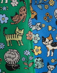 Scandinavian Style Cat Cotton Linen Canvas YGA-89070-1