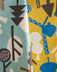 Scandinavian Style Forest Cotton Linen Canvas YGA-89070-2