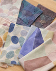 Pathway by Bookhou - Stones Cotton Linen Sheeting - Blue