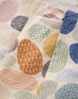 Pathway by Bookhou - Stones Cotton Linen Sheeting - Blue