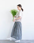 MUDDY WORKS Garden Organic Cotton Lawn - Navy