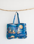 365 Cat Art Moonlight Cat Cotton Sheeting