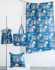 365 Cat Art Moonlight Cat Cotton Sheeting