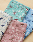 Sea Animals Cotton Sheeting - White YGA-91110-1