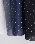 3mm Dot Cotton Lawn - Grey