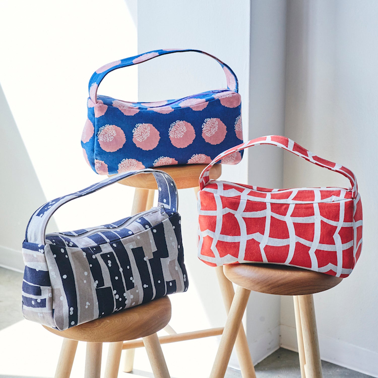 echino Sewing Pattern Series - One Handle Shoulder Bag | Kokka Fabrics