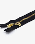 YKK Gold Ball Chain Zippers 15CM