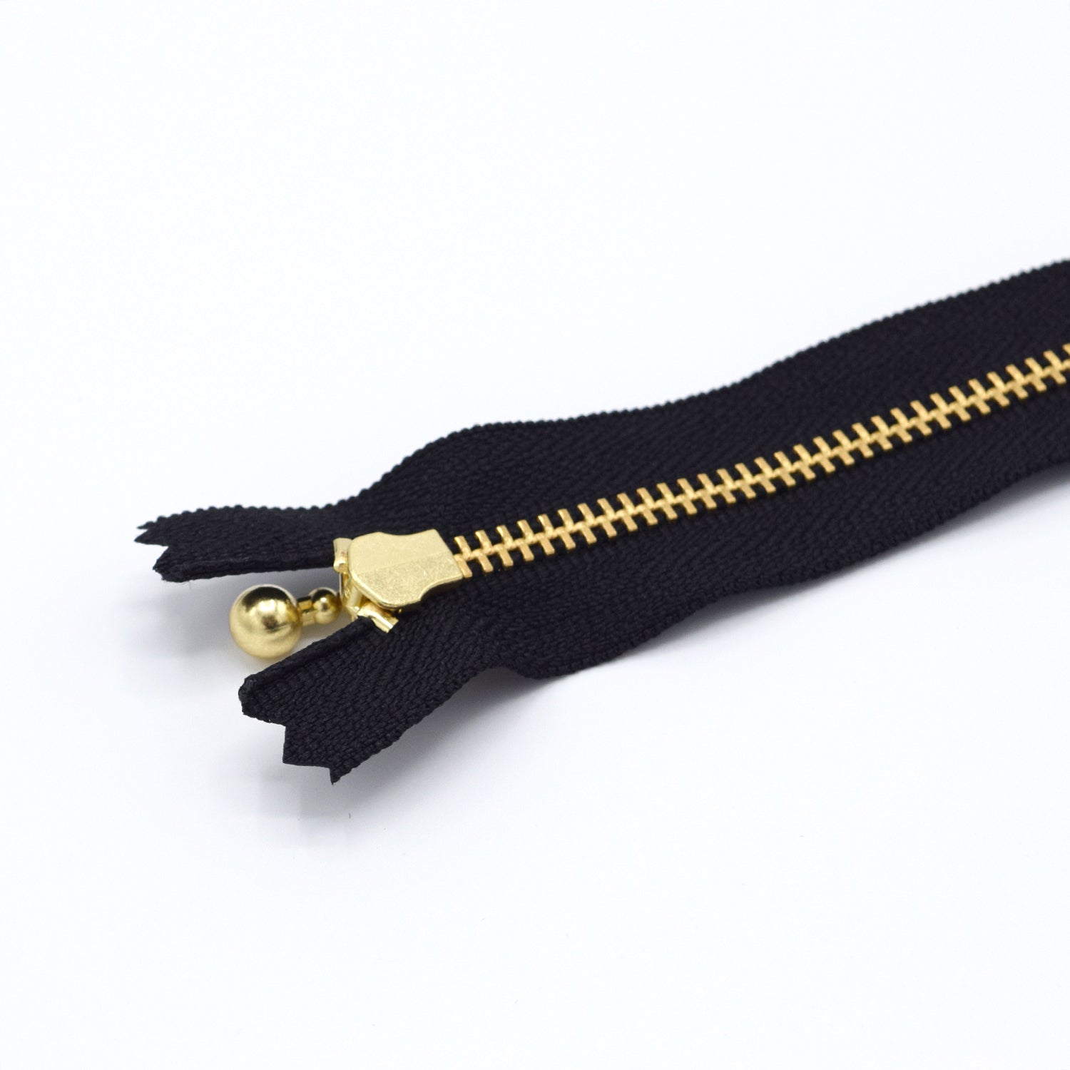 YKK Gold Ball Chain Zippers 15CM | Kokka Fabrics