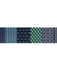 echino Geometric Panels Canvas - Blue
